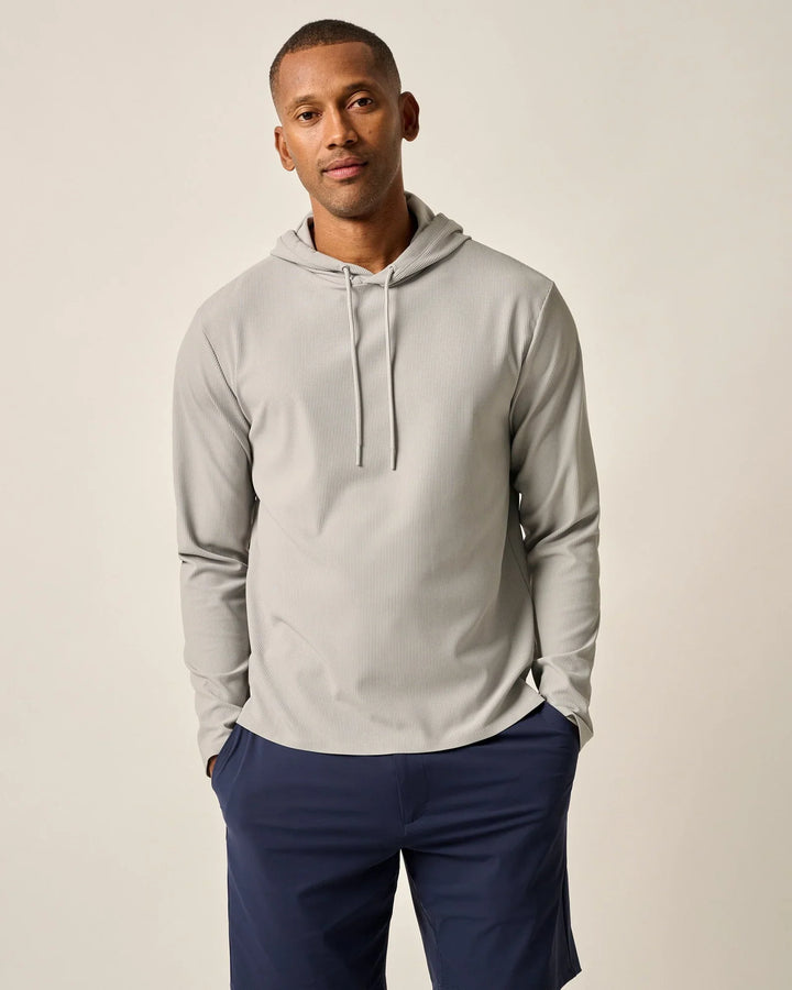 Johnnie-O Hoppin Performance Drawstring Hoodie Seal JMHD100070