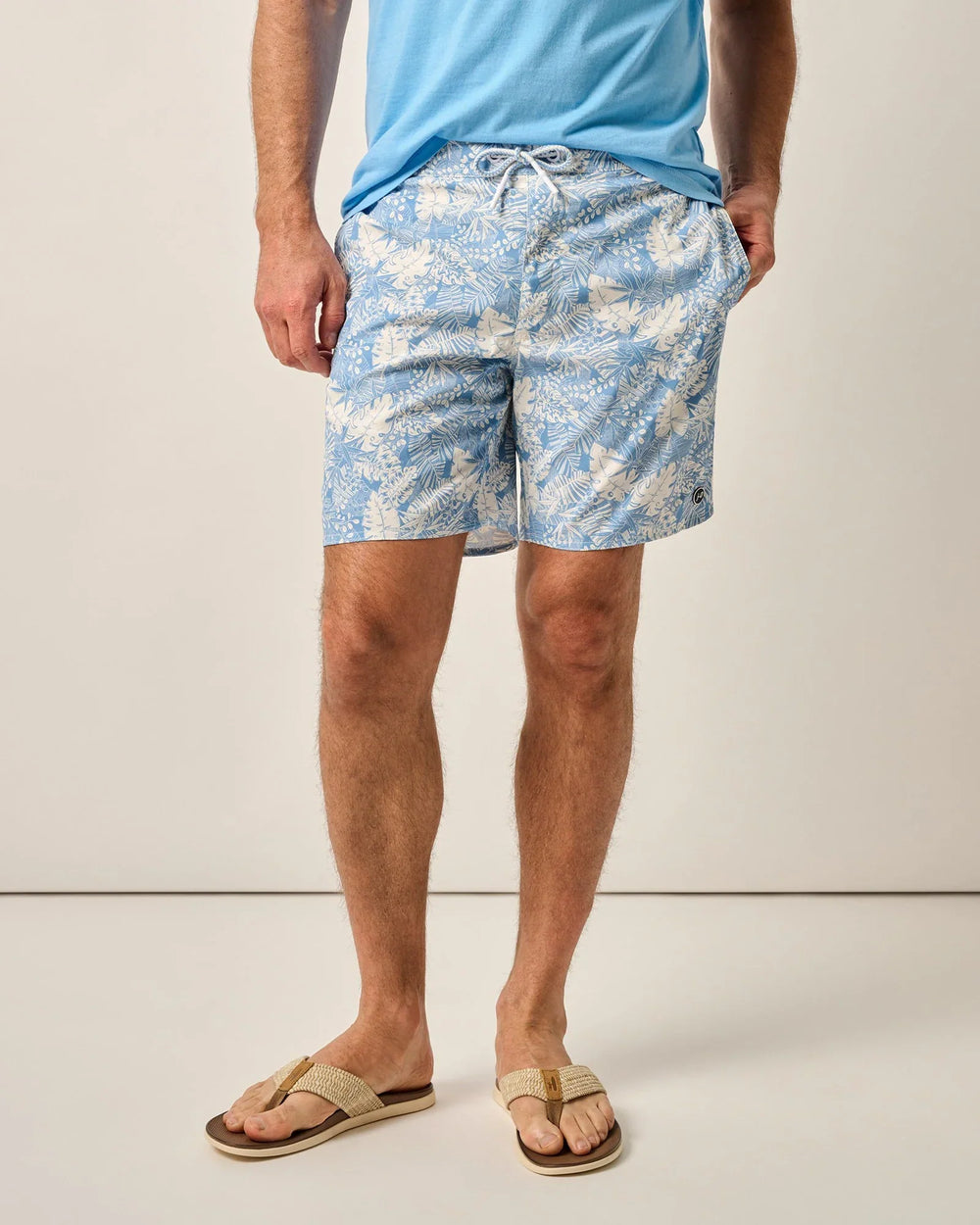 Johnnie-O The Half Elastic 7" Surf Shorts Maliblu JMSS100310