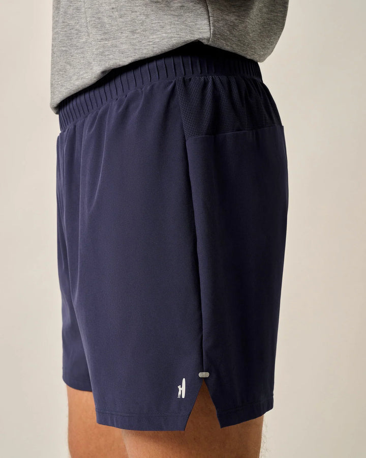 Johnnie-O Strides Lightweight Workout Shorts Navy JMSH100040