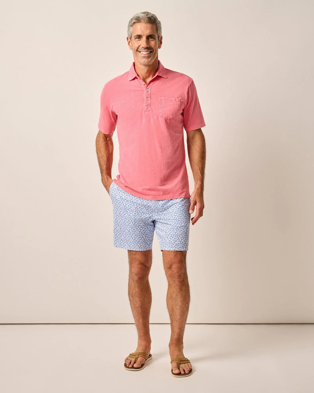 Johnnie-O The Half Elastic 7" Surf Shorts Maliblu JMSS100130