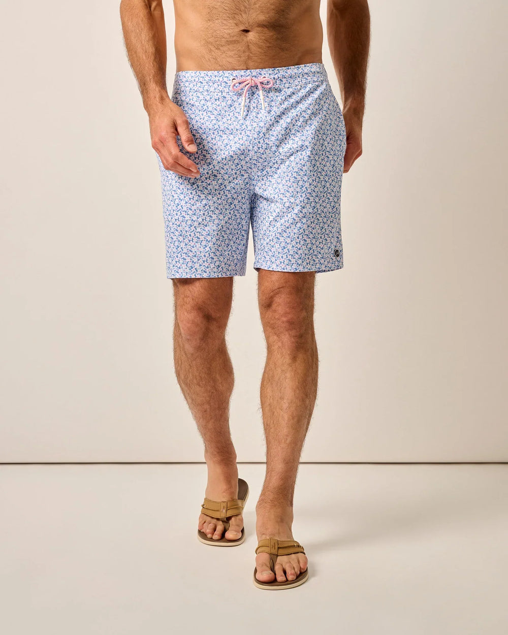 Johnnie-O The Half Elastic 7" Surf Shorts Maliblu JMSS100130
