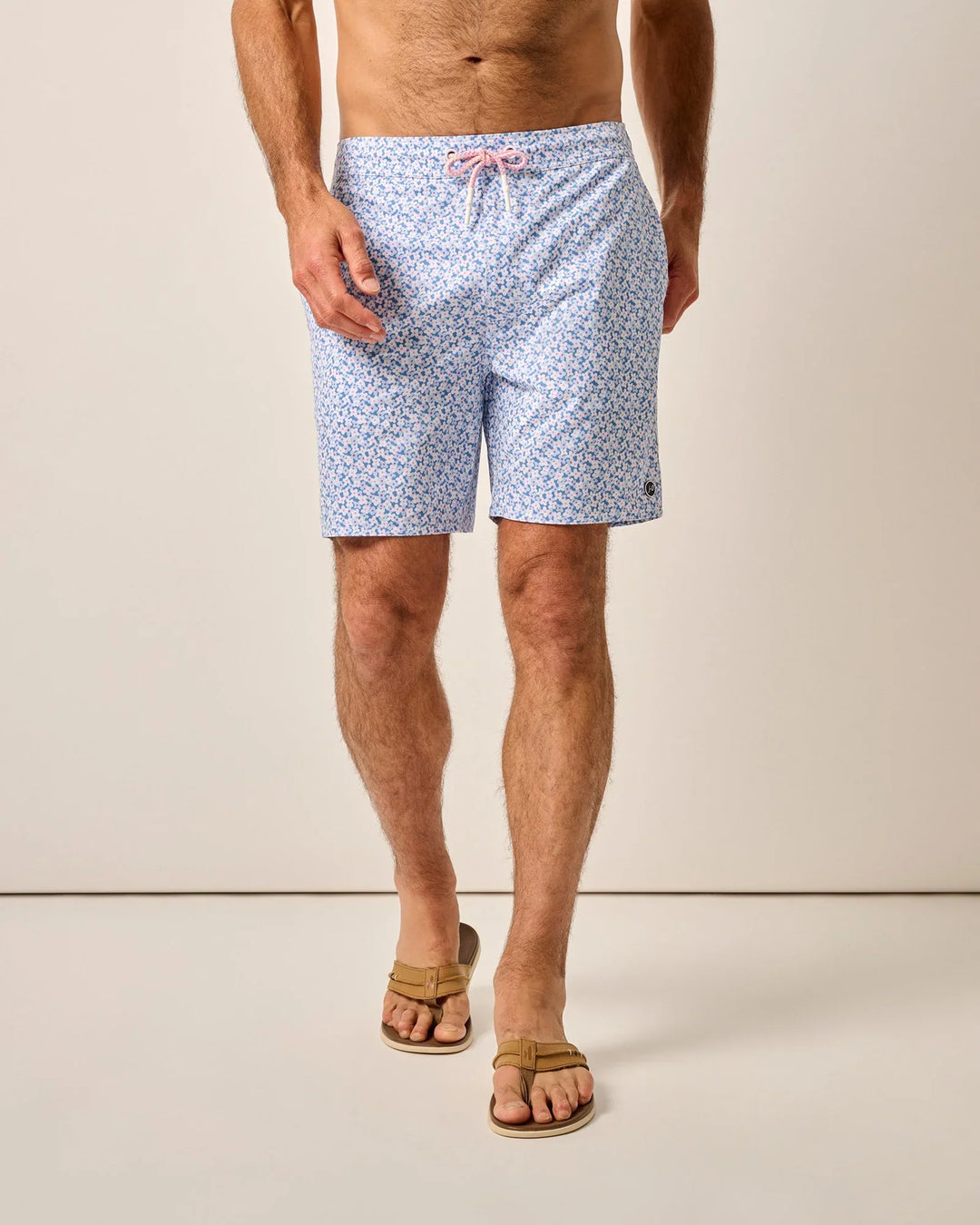 Johnnie-O The Half Elastic 7" Surf Shorts Maliblu JMSS100130