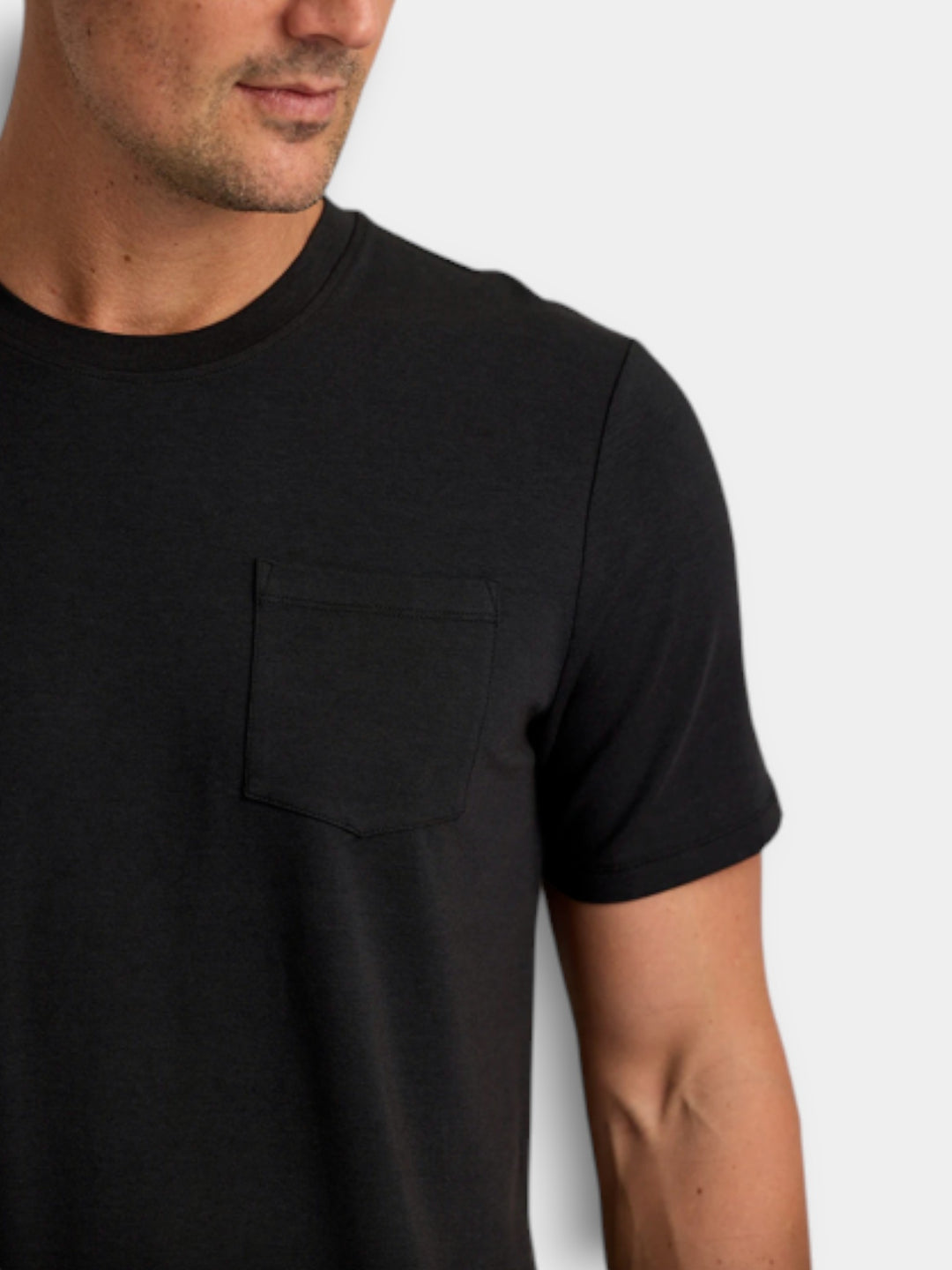 Free Fly Bamboo Current Pocket Tee | Black