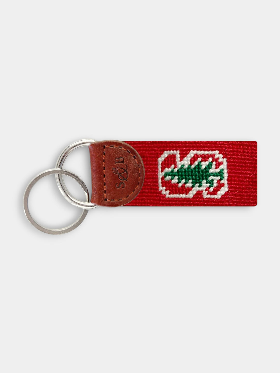 Smathers & Branson Stanford Needlepoint Key Fob
