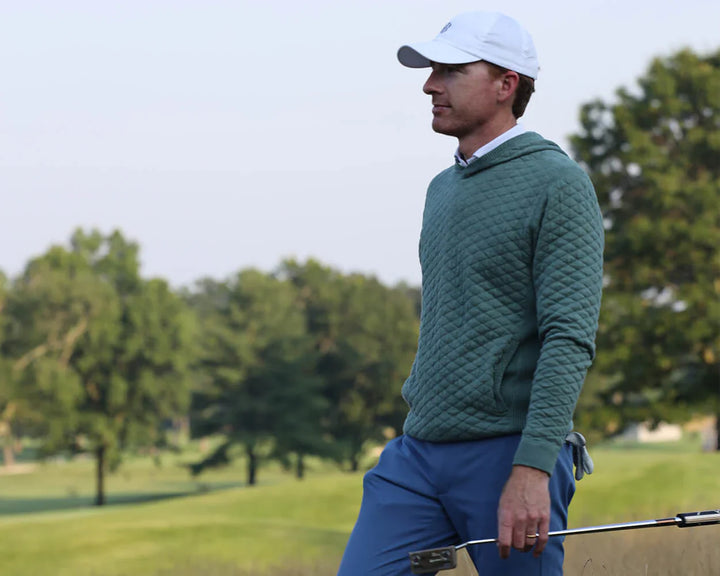 Holderness & Bourne The Wallace Sweater Heathered Dark Sage HB2313