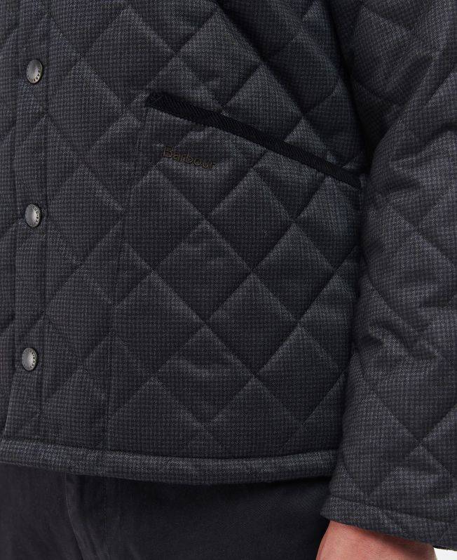 Barbour Checked Heron Quilted Jacket