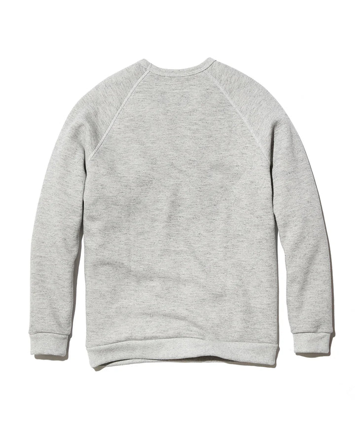 Marine Layer Sherpa Crew Pullover in Heather Grey