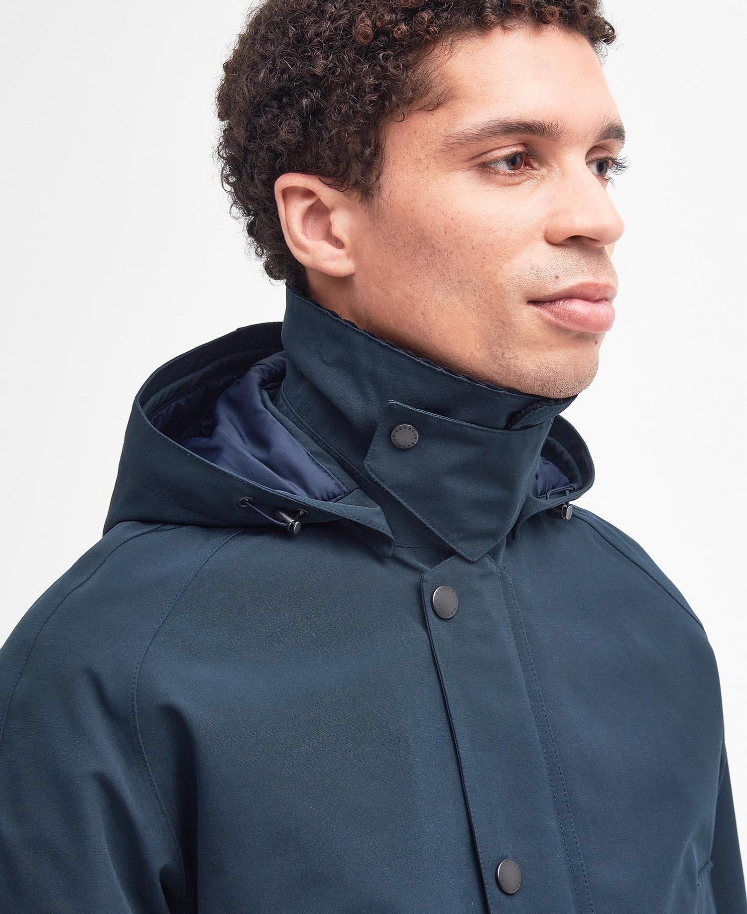 Barbour Winter Ashby Waterproof Jacket - Navy – John Hyatt Clothing