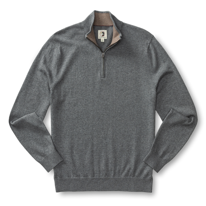 Ridley Cotton Cashmere 1/4 Zip Sweater