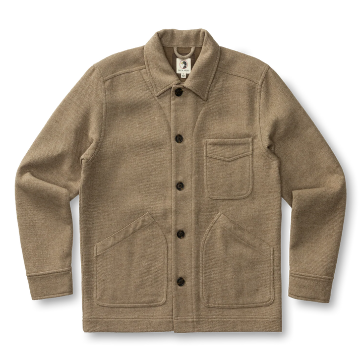 Wool Lumber Jacket - Khaki Heather