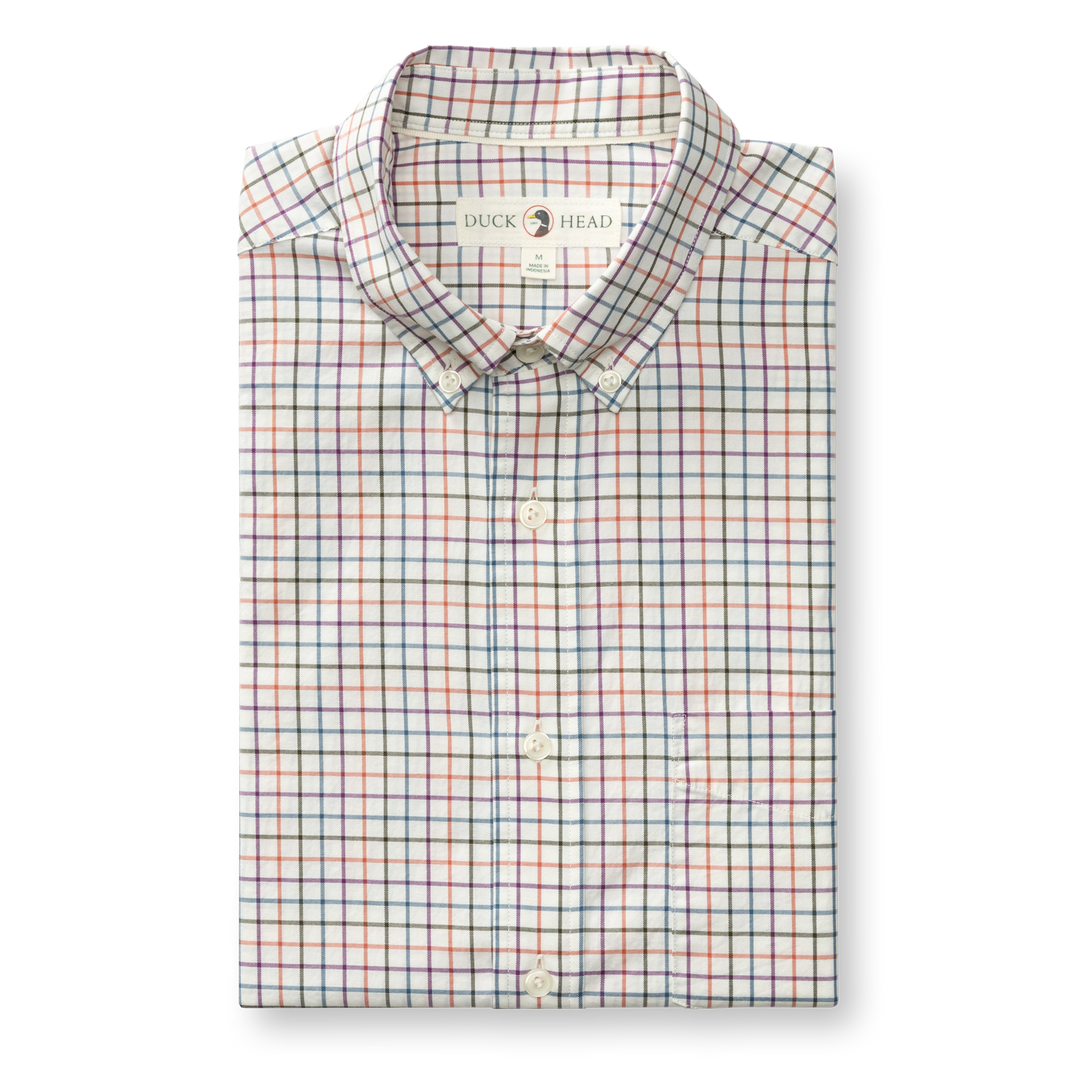Cotton Twill Sport Shirt - Joyner Plaid