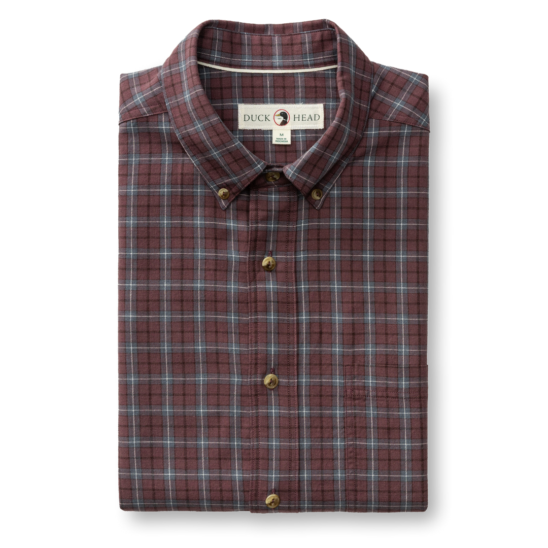 Cotton Wool Sport Shirt - Mercer Plaid
