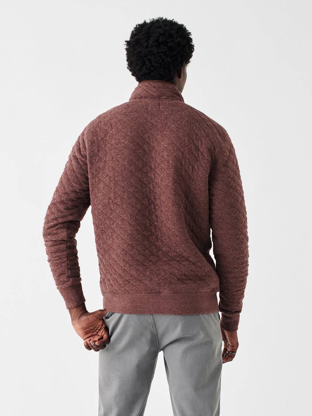 Faherty Epic Quilted Fleece Pullover