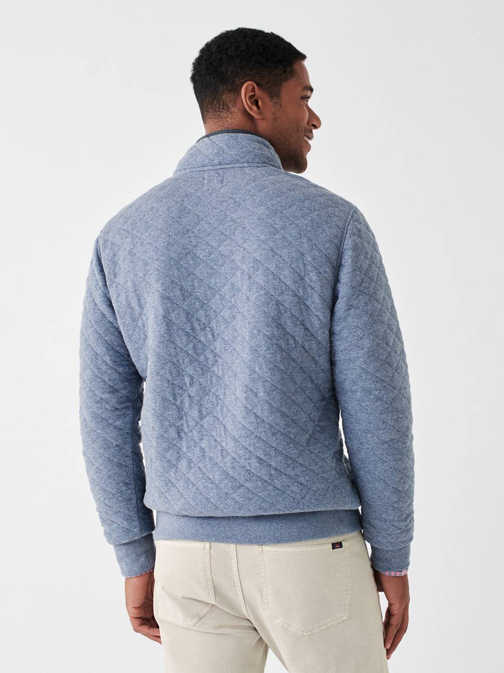 Faherty Epic Quilted Fleece Pullover