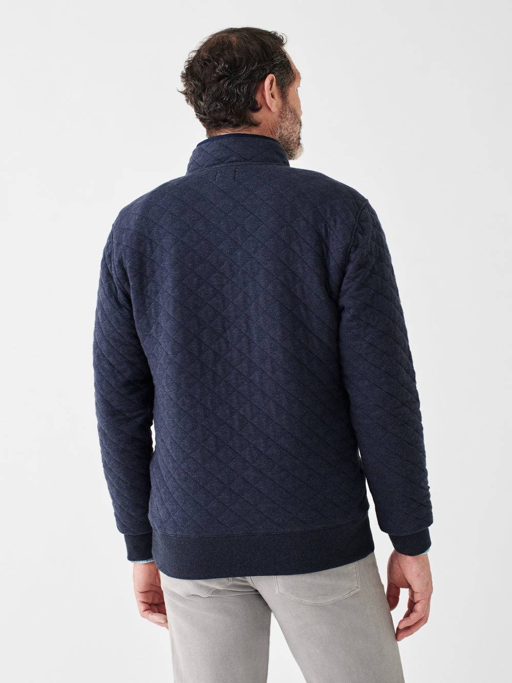 Faherty Epic Quilted Fleece Pullover