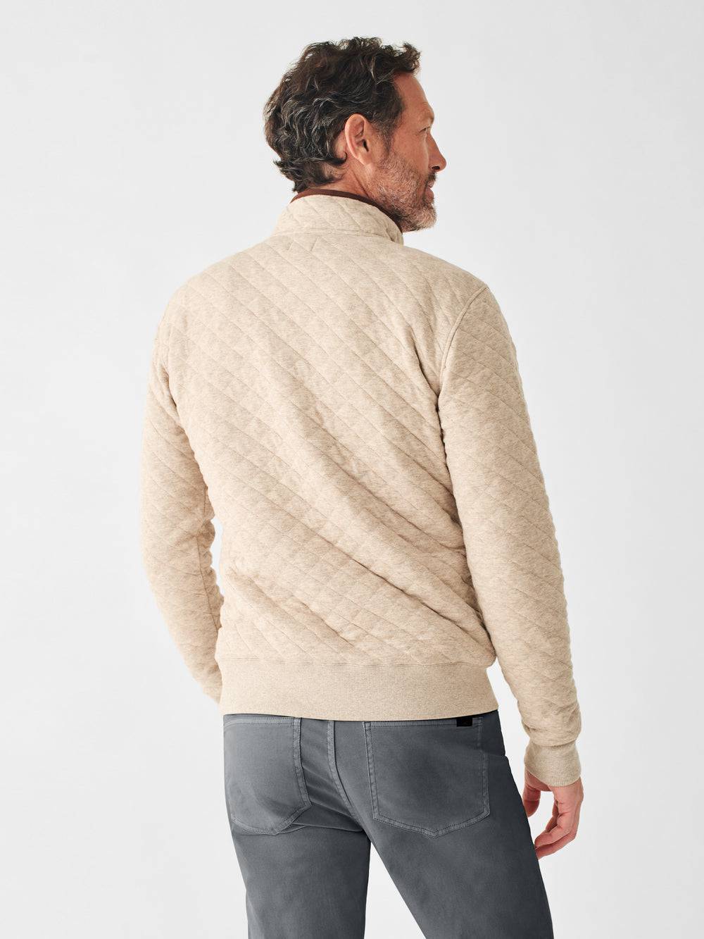 Faherty Epic Quilted Fleece Pullover