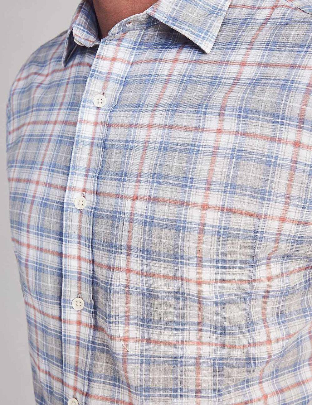 Faherty Marin Coast Plaid Movement Shirt