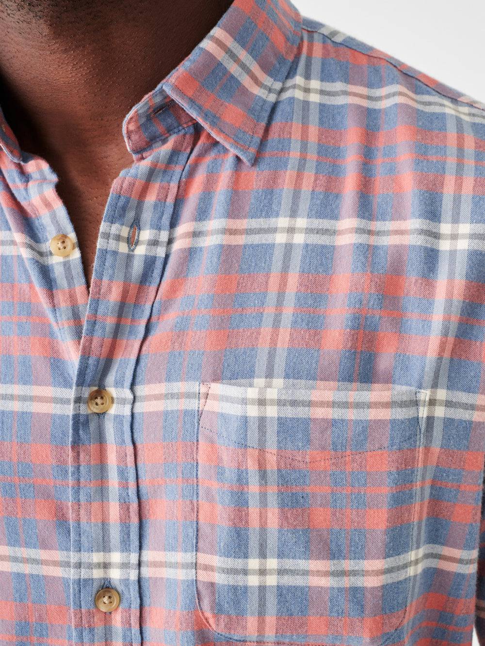 Faherty Niagara River Plaid All Time Shirt