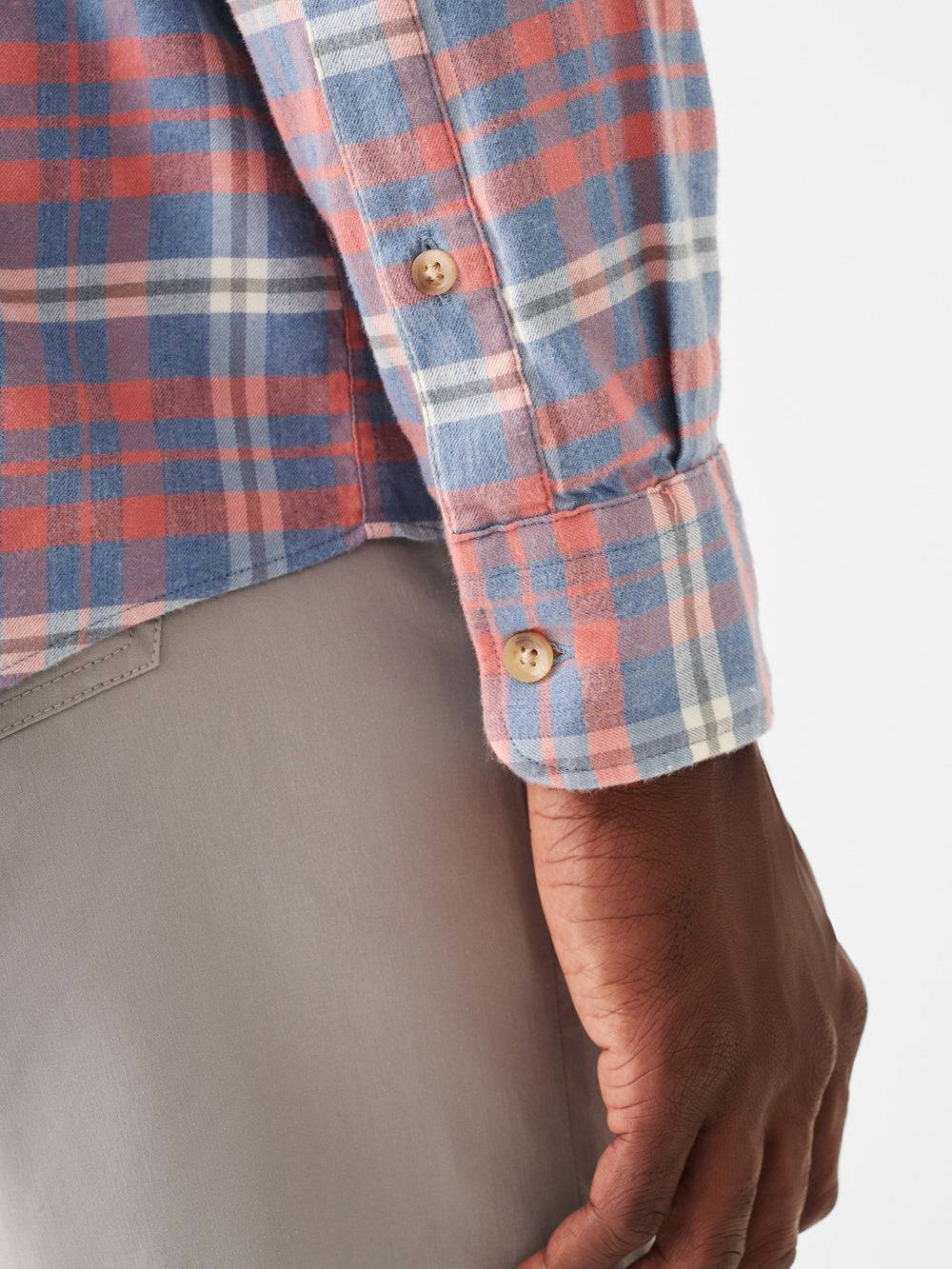 Faherty Niagara River Plaid All Time Shirt
