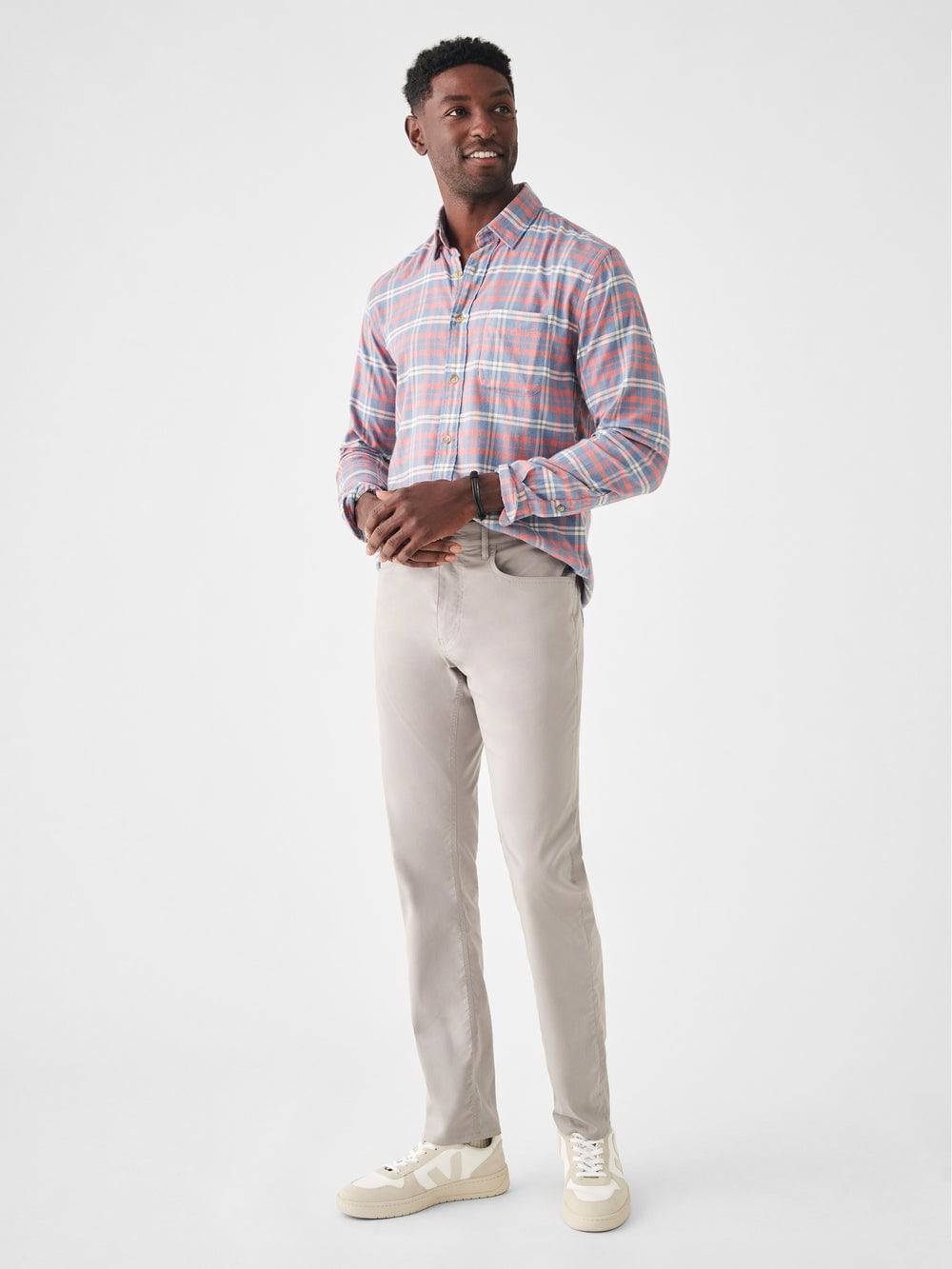 Faherty Niagara River Plaid All Time Shirt