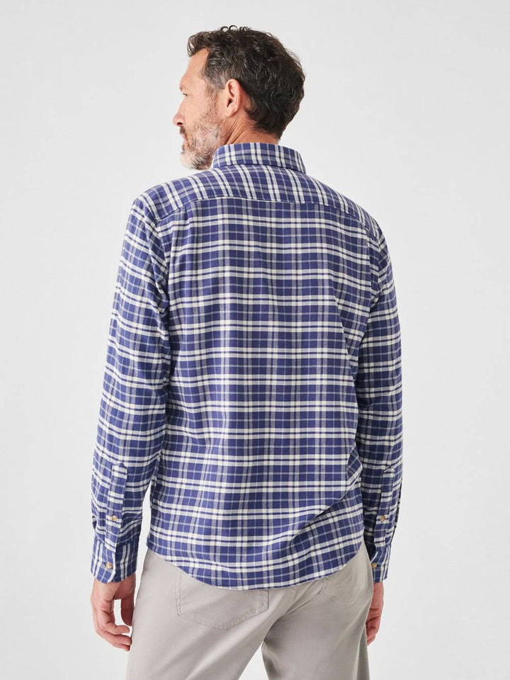 Faherty Ocean Seas Plaid All Time Shirt