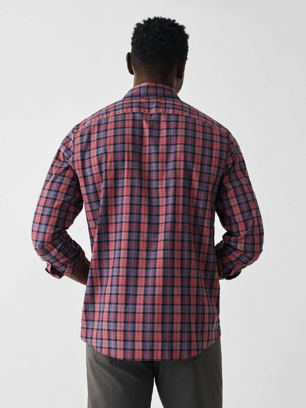 Faherty Point Jewel Plaid Movement Shirt