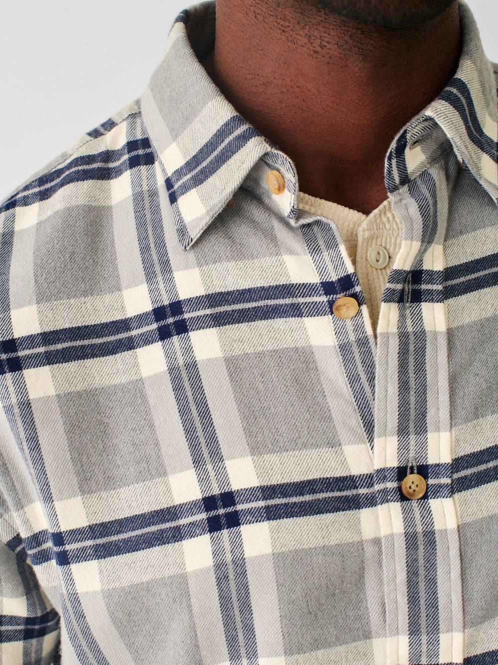 Faherty Prospect Creek Plaid Movement Flannel