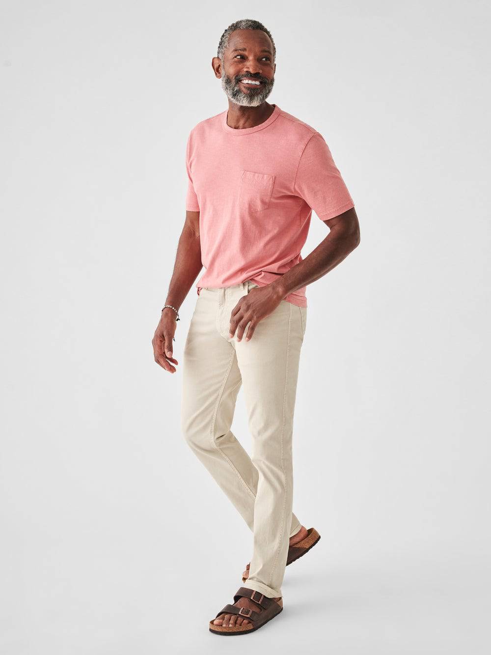 Faherty Sunwashed Pocket Tee