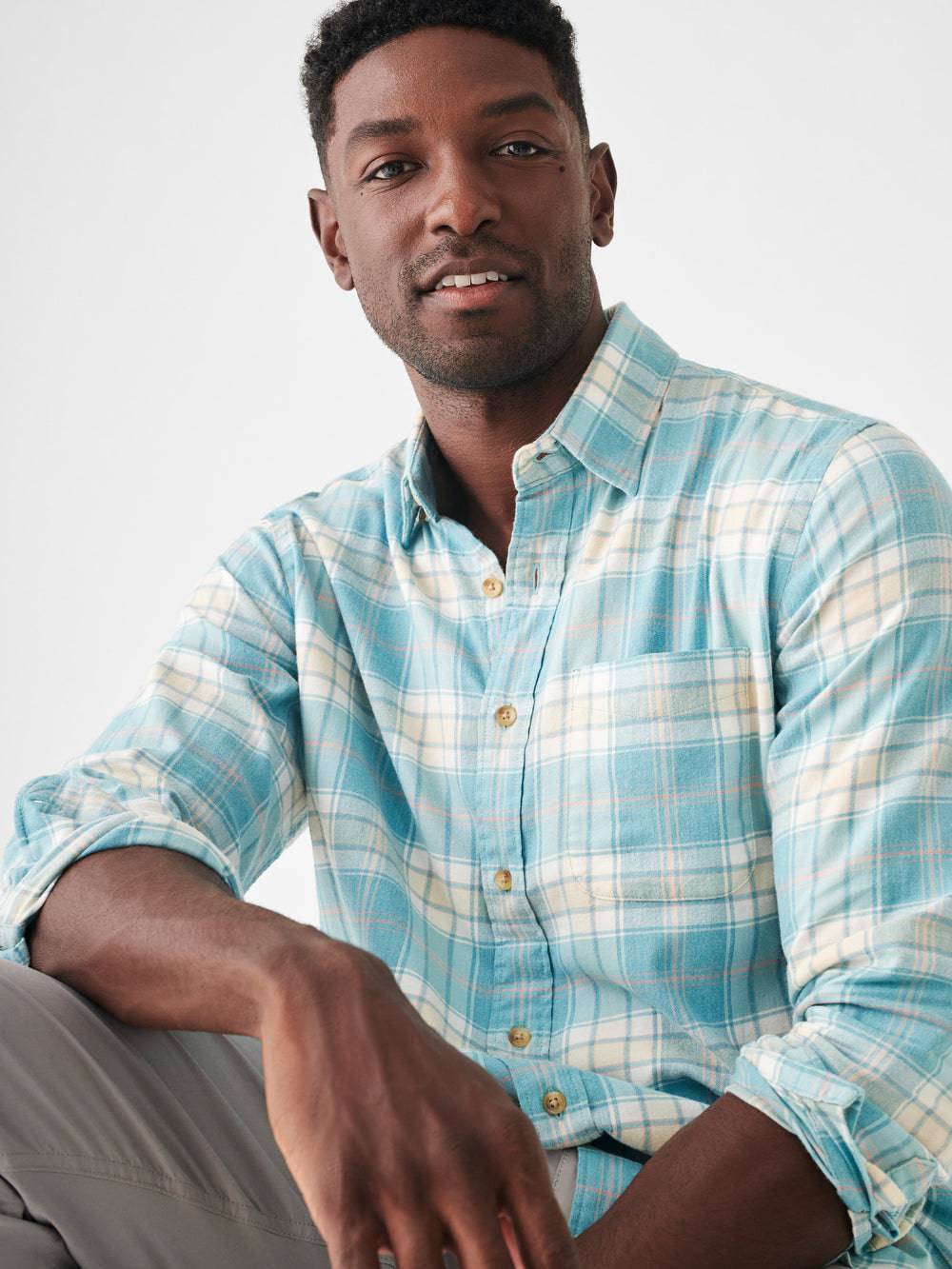 Faherty Westport Plaid All Time Shirt