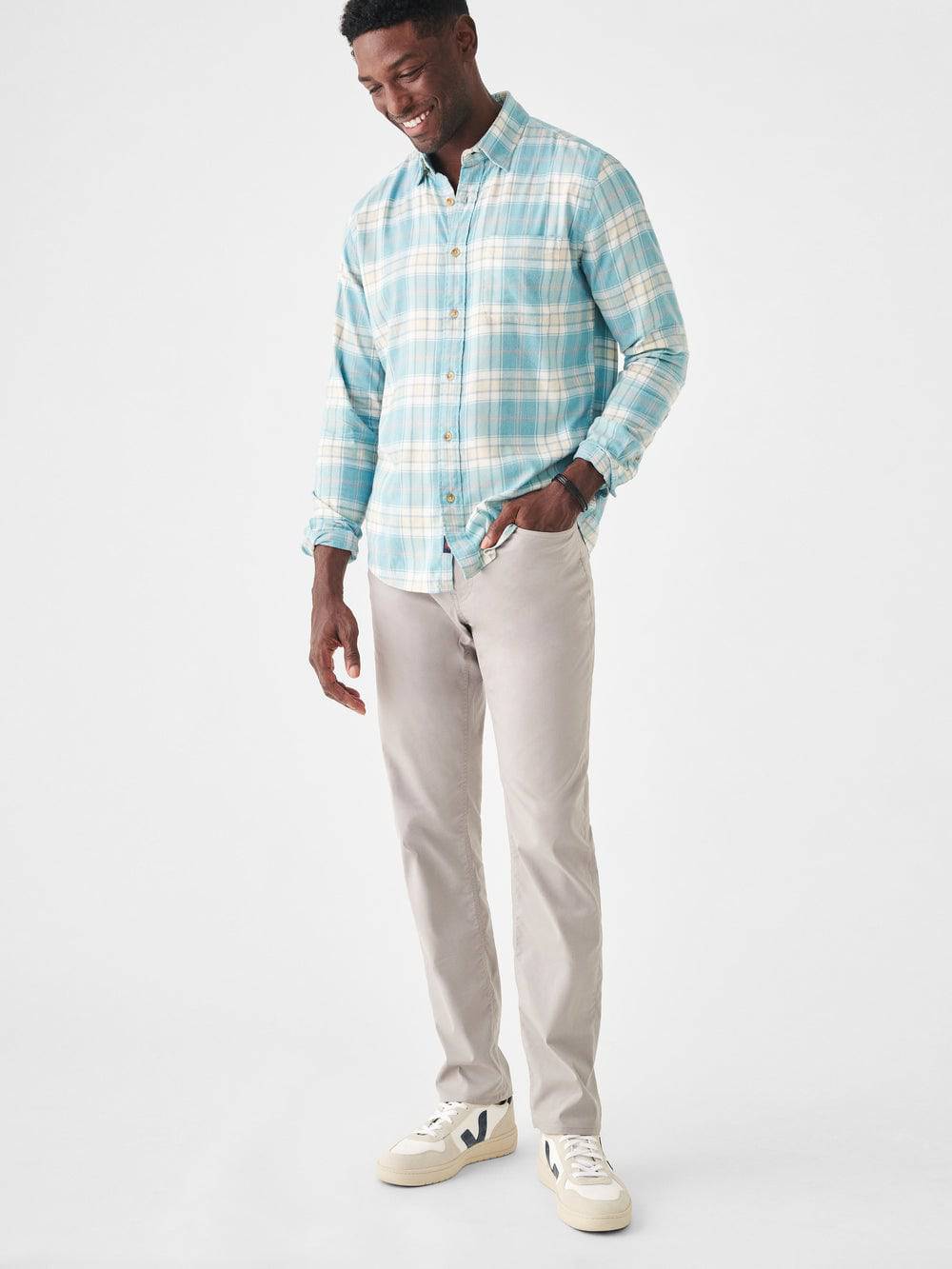 Faherty Westport Plaid All Time Shirt