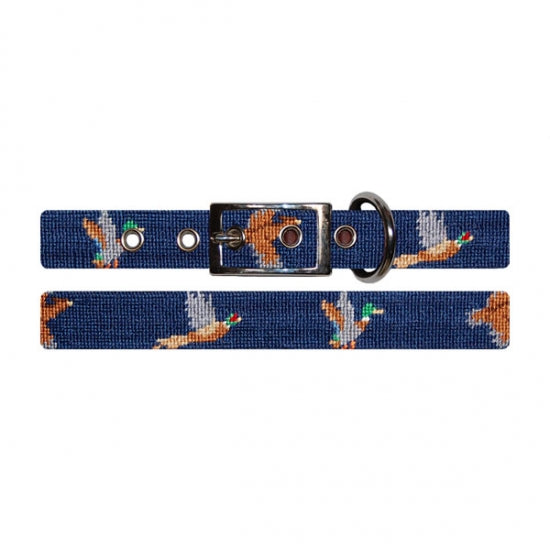 Smathers & Branson Bird Dog Needlepoint Dog Collar