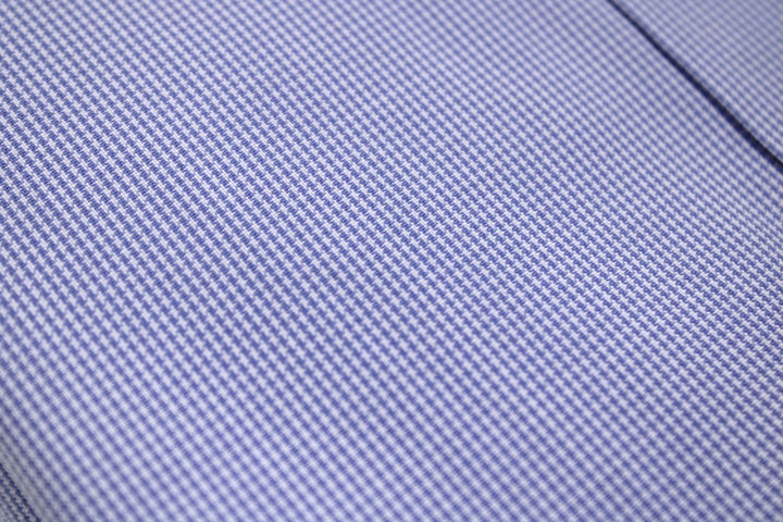 John Hyatt Micro Houndstooth Button Down Shirt