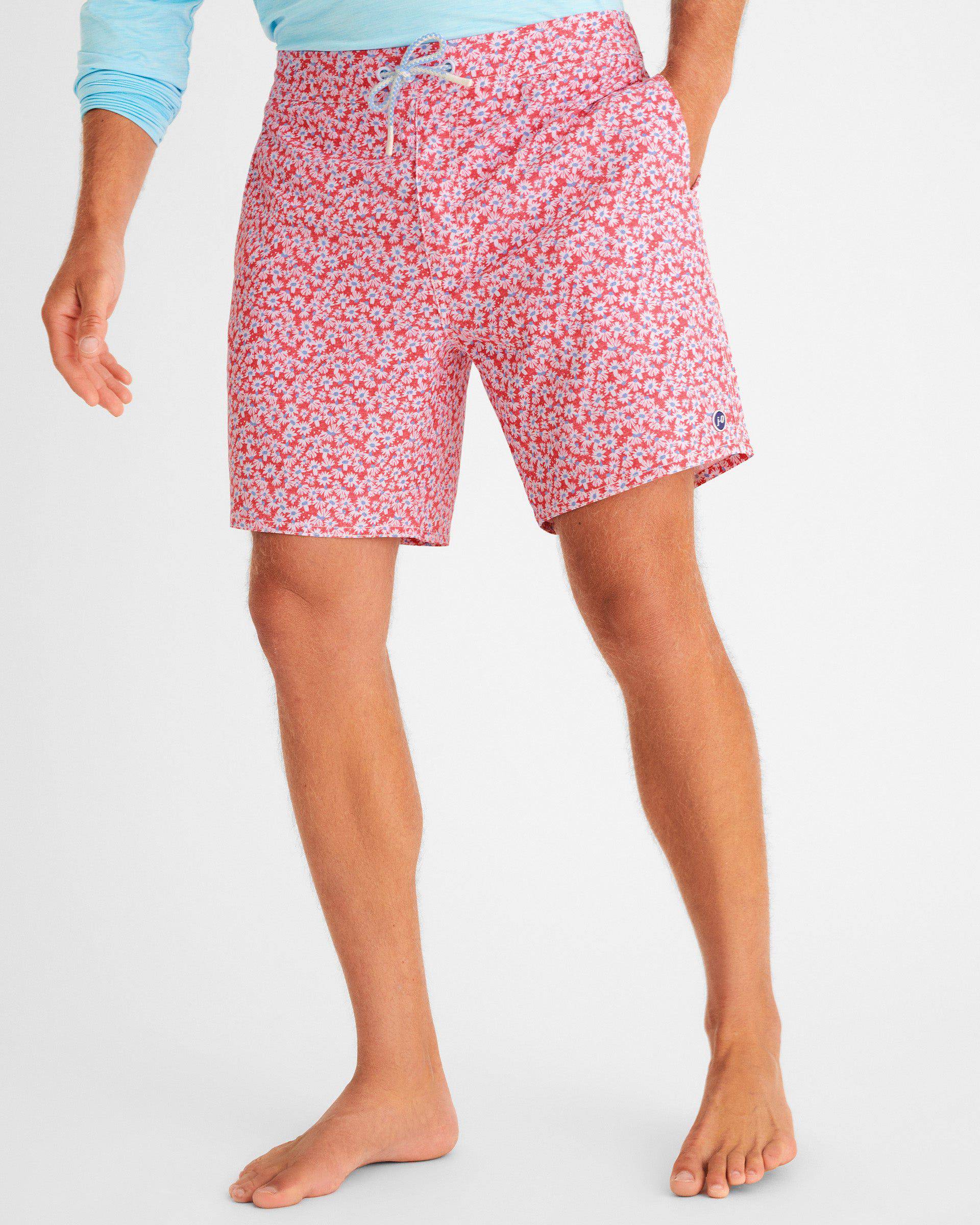 Johnnie-O Brava Half Elastic 7" Surf Shorts