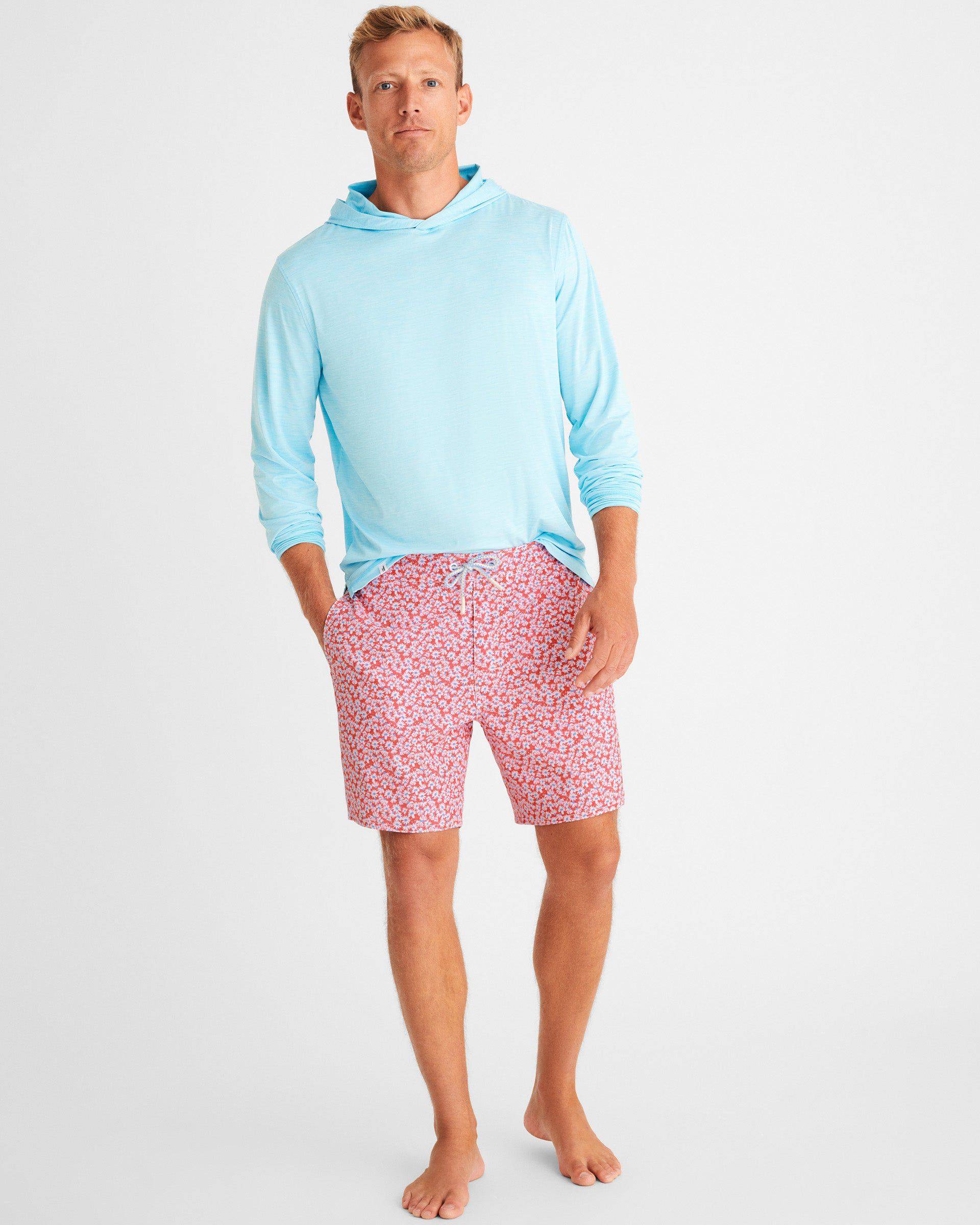 Johnnie-O Brava Half Elastic 7" Surf Shorts