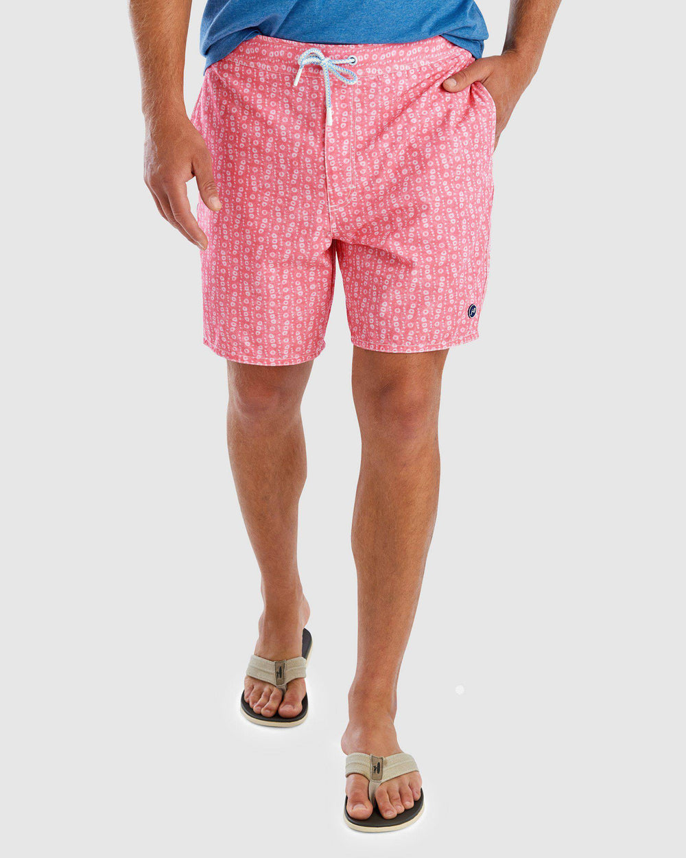 Johnnie-O Marco Half Elastic 7" Surf Shorts