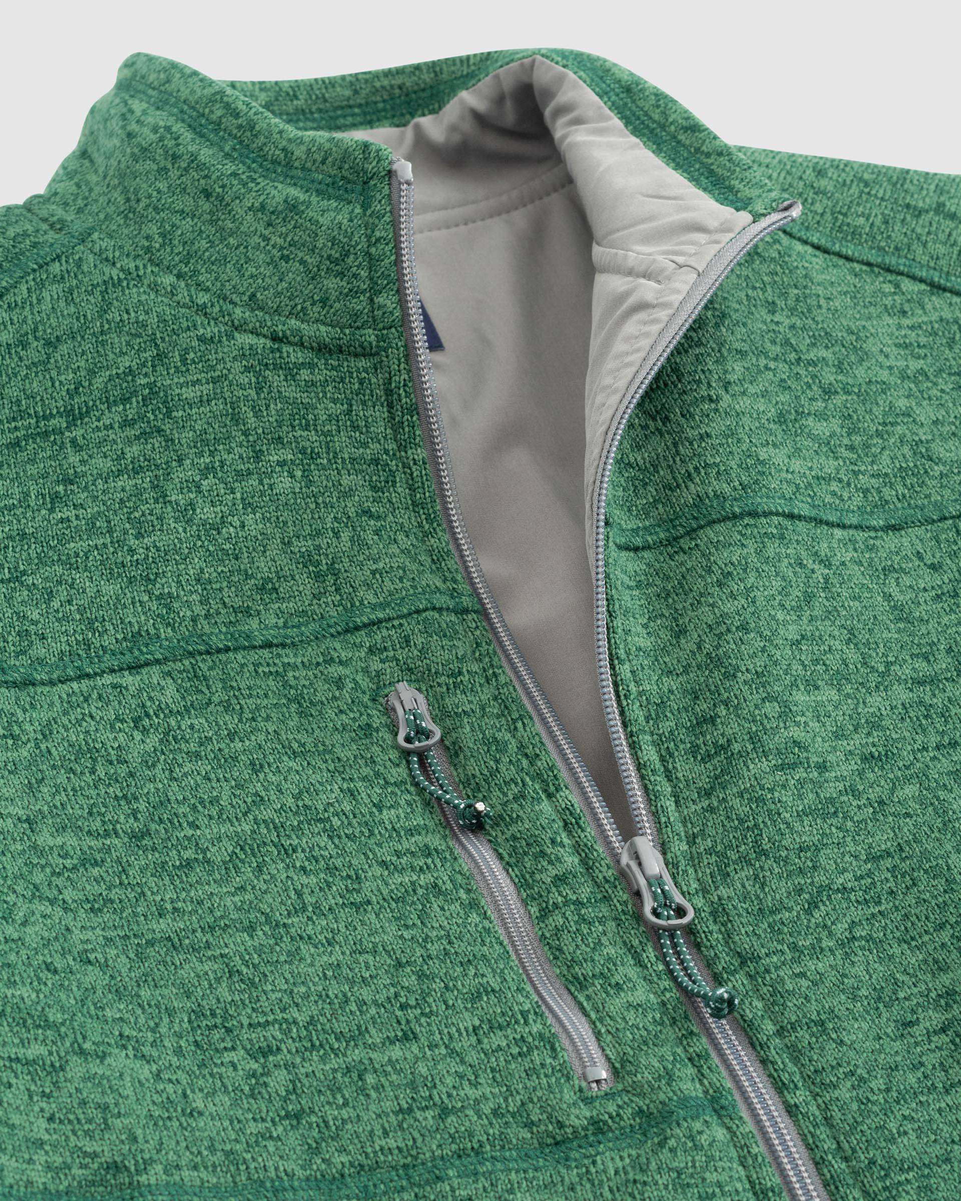 Johnnie-O Wes Full Zip Fleece Vest