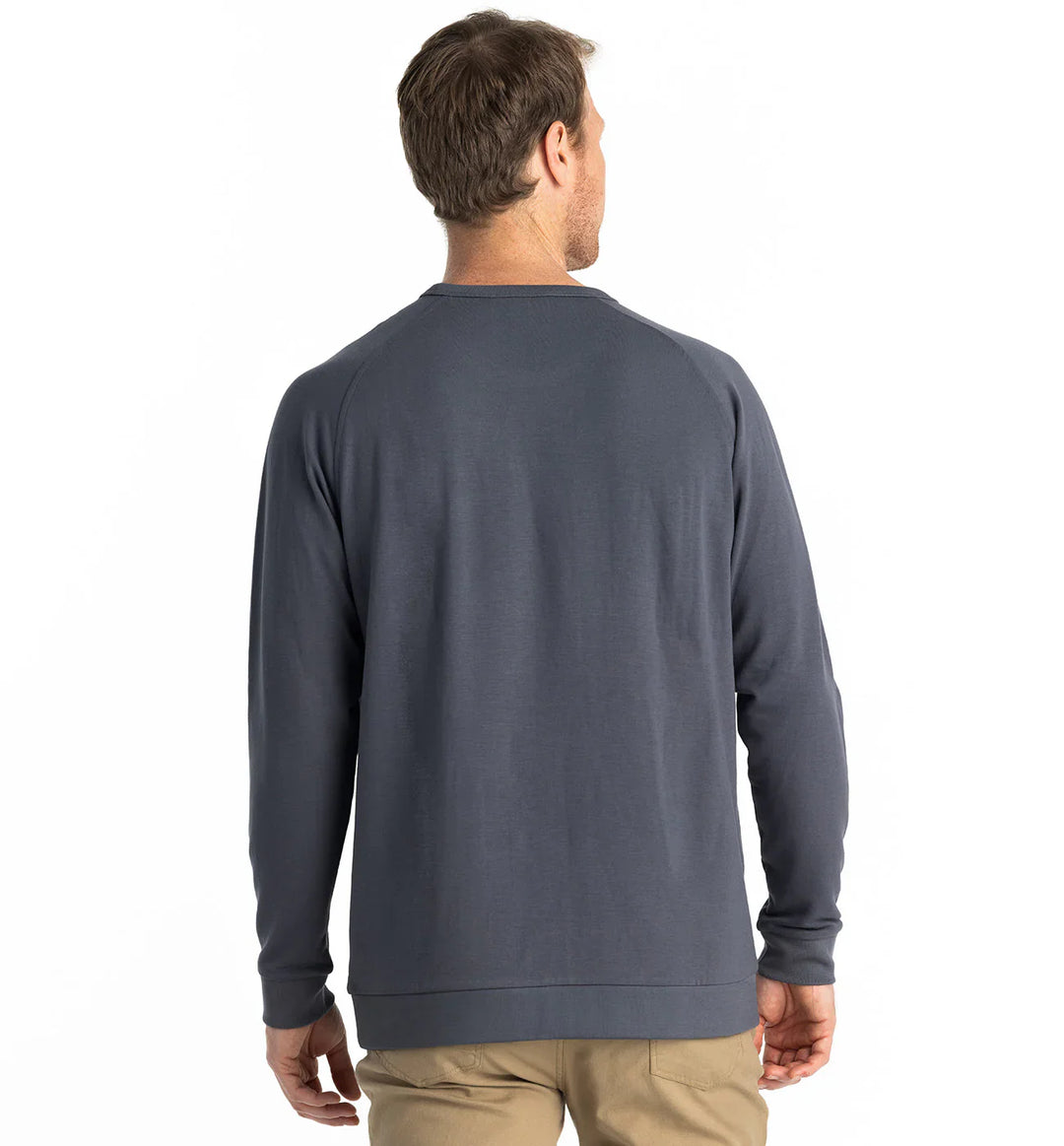 Free Fly Bamboo Lightweight Fleece Crew Storm Cloud MLWFLC