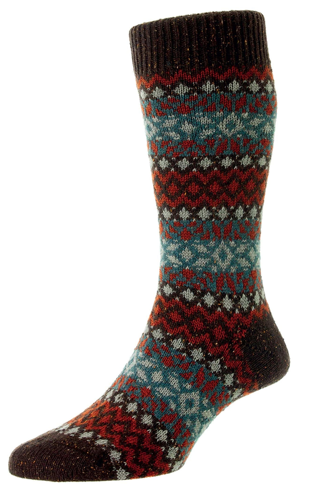 Pantherella Fellcroft Fairisle Wool Socks