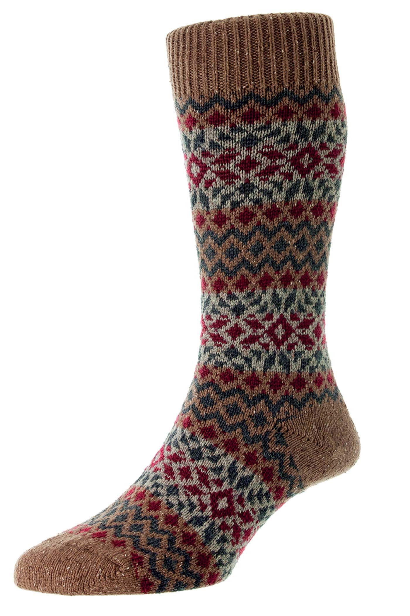 Pantherella Fellcroft Fairisle Wool Socks