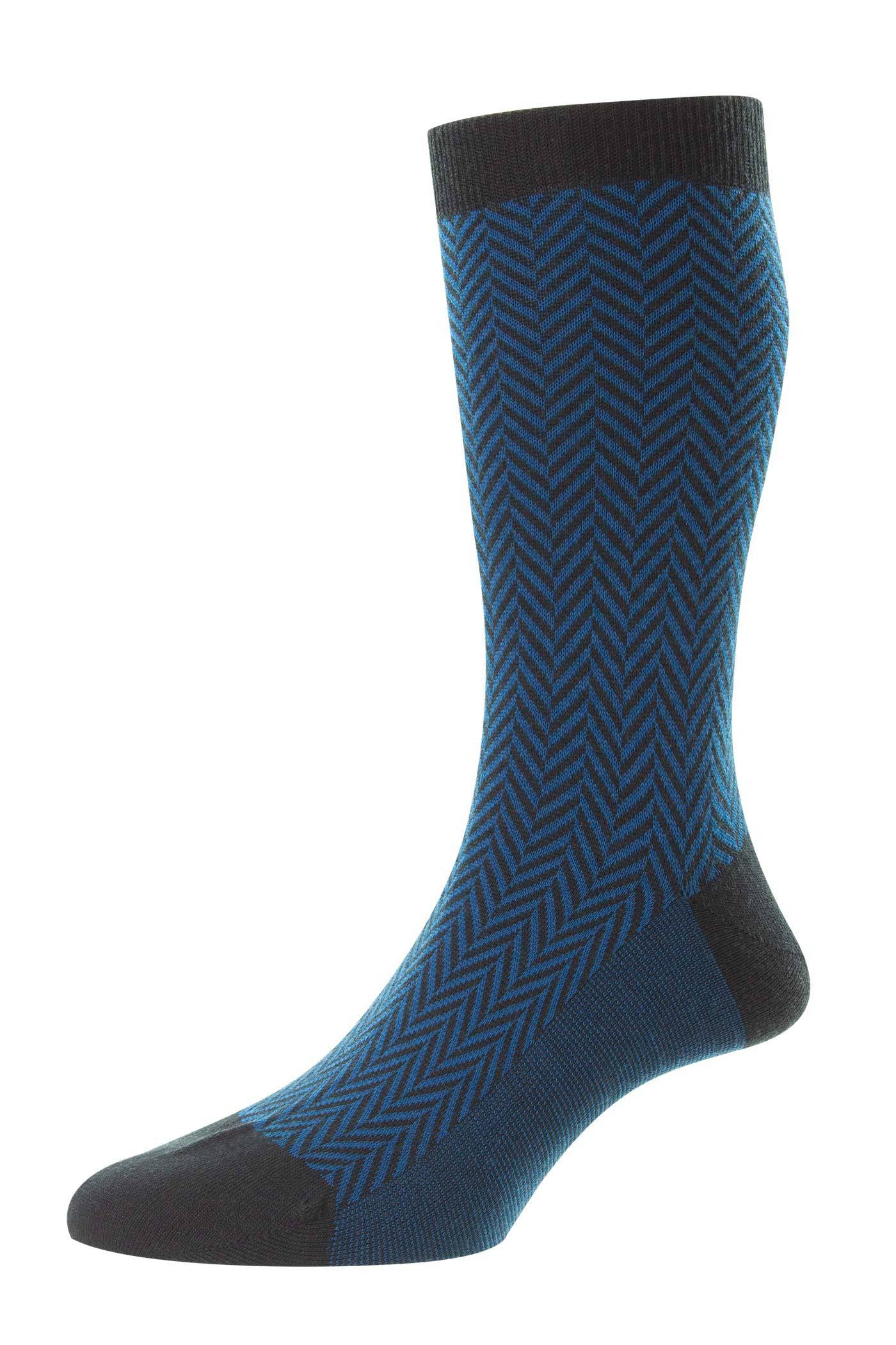 Pantherella Hendon Herringbone Merino Wool Socks