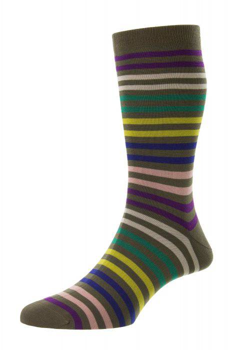 Pantherella Kilburn Striped Socks