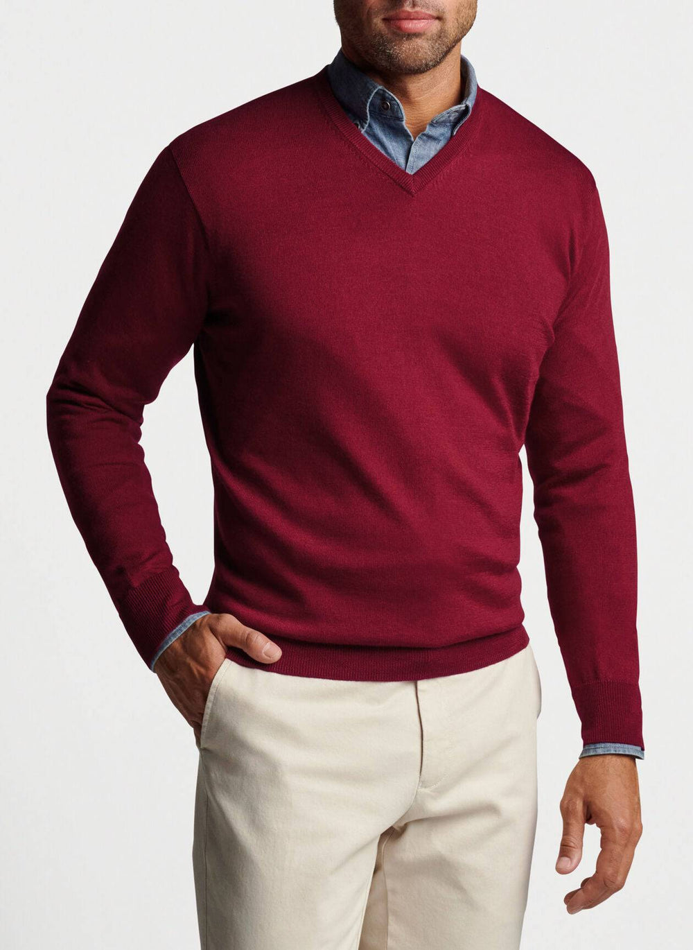 Peter Millar Autumn Crest V-Neck Sweater