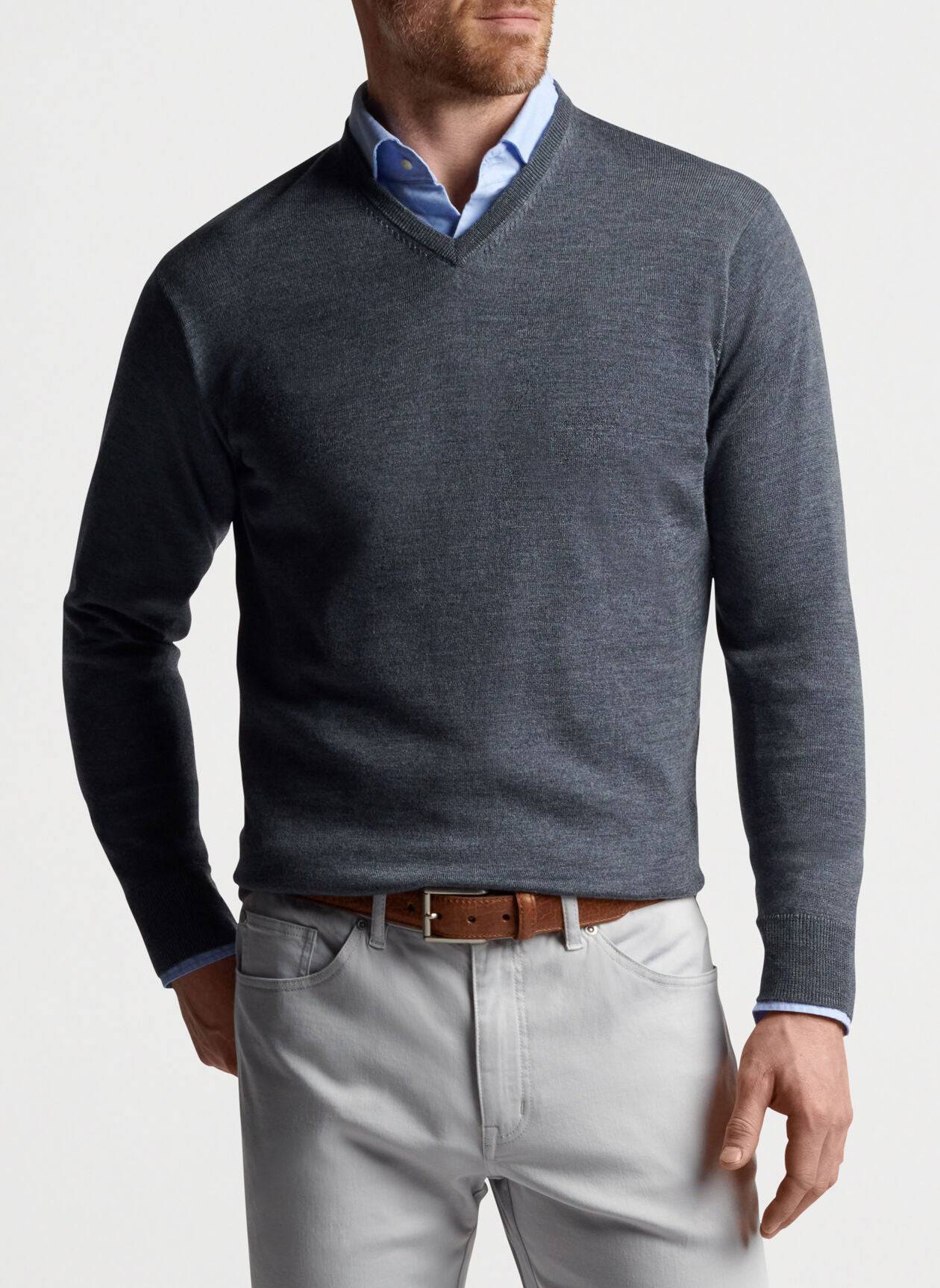Peter Millar Autumn Crest V-Neck Sweater