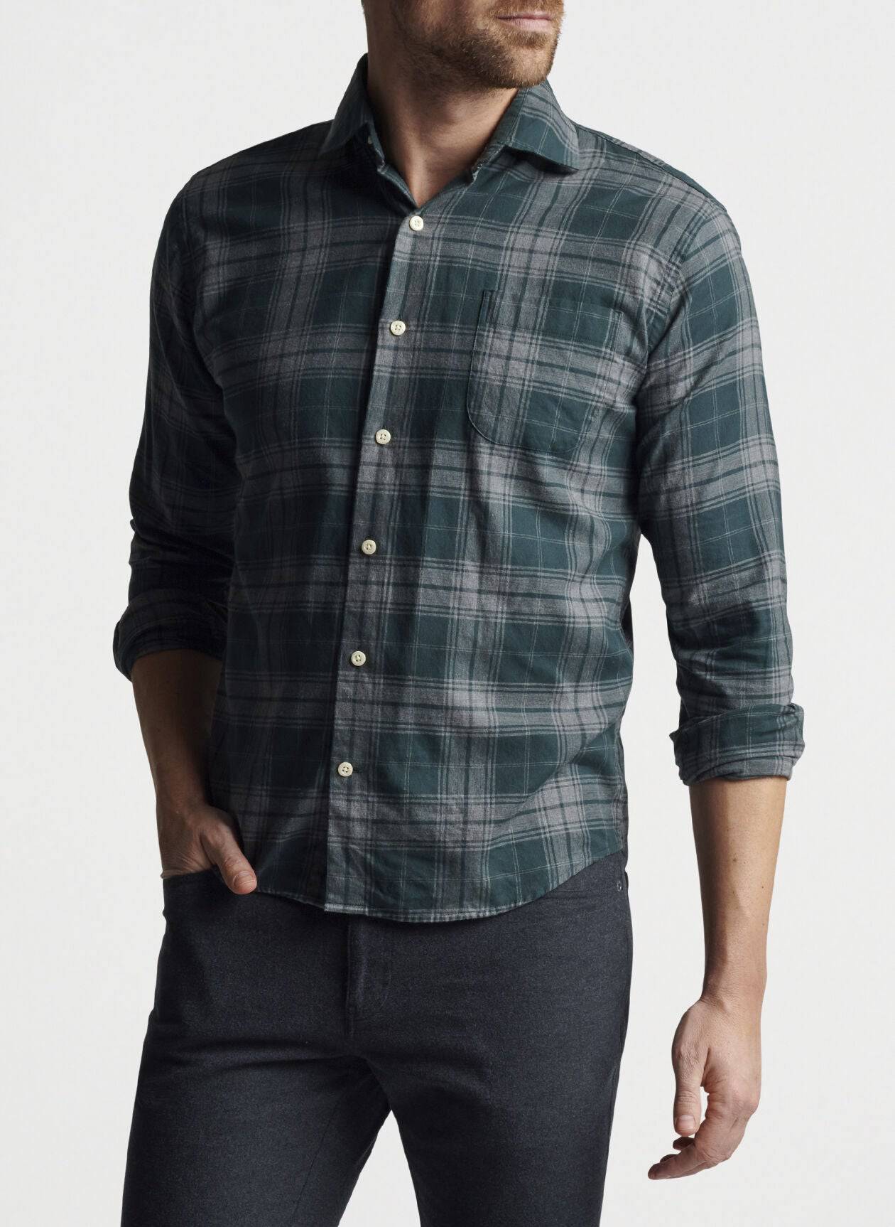 Peter Millar Bantry Autumn Soft Cotton Sport Shirt