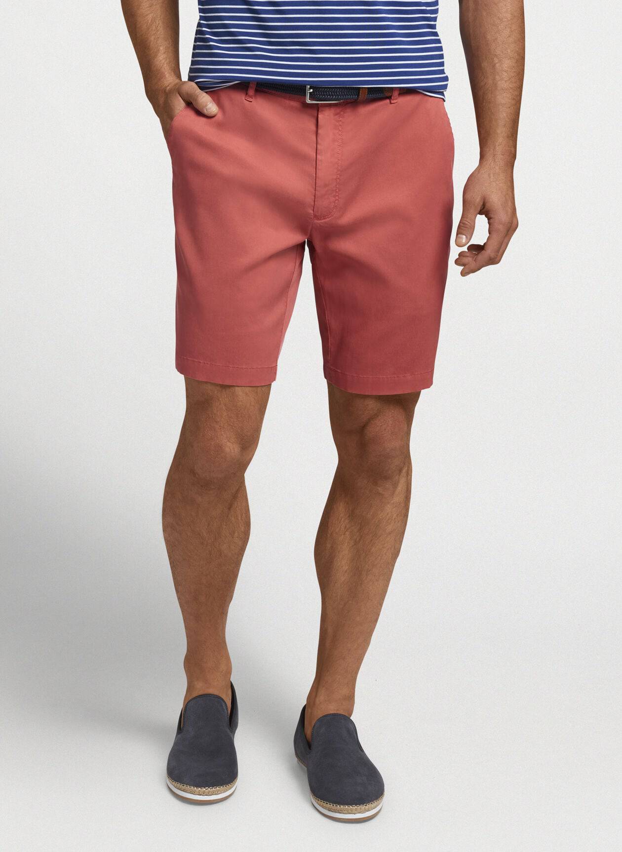 Peter Millar Bedford Cotton-Blend Short
