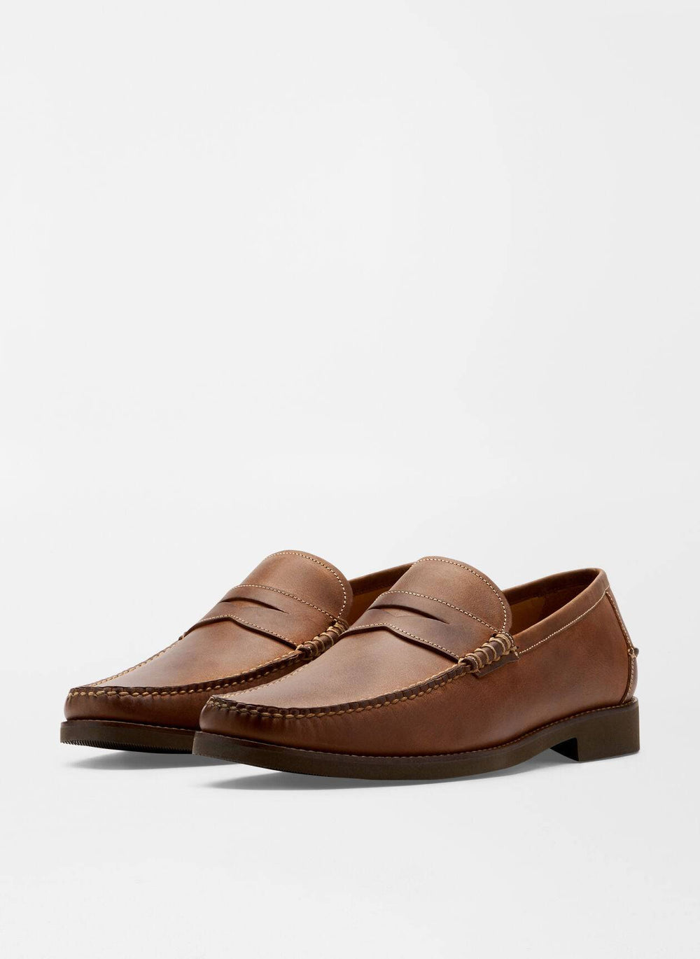 Peter Millar Handsewn Leather Penny Loafer