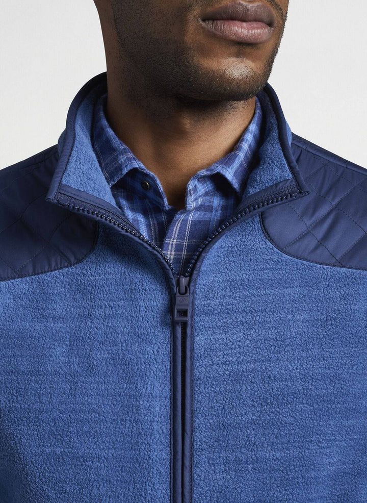 Peter Millar Micro Shearling Fleece Jacket