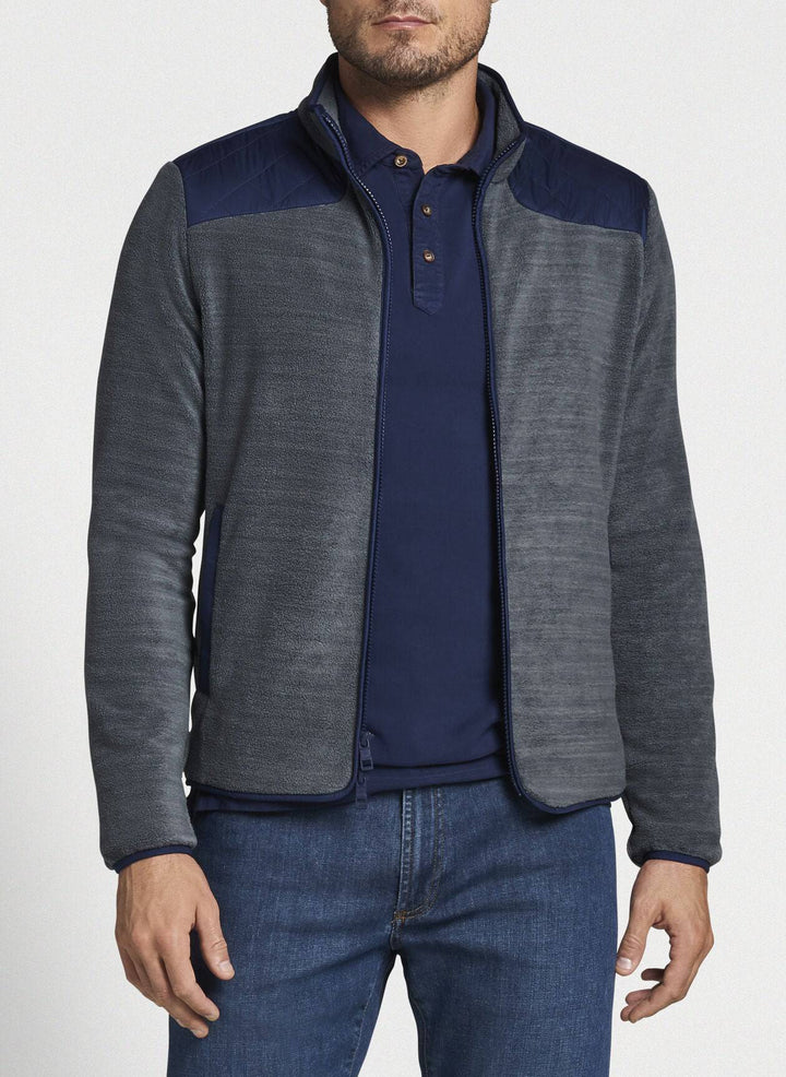 Peter Millar Micro Shearling Fleece Jacket