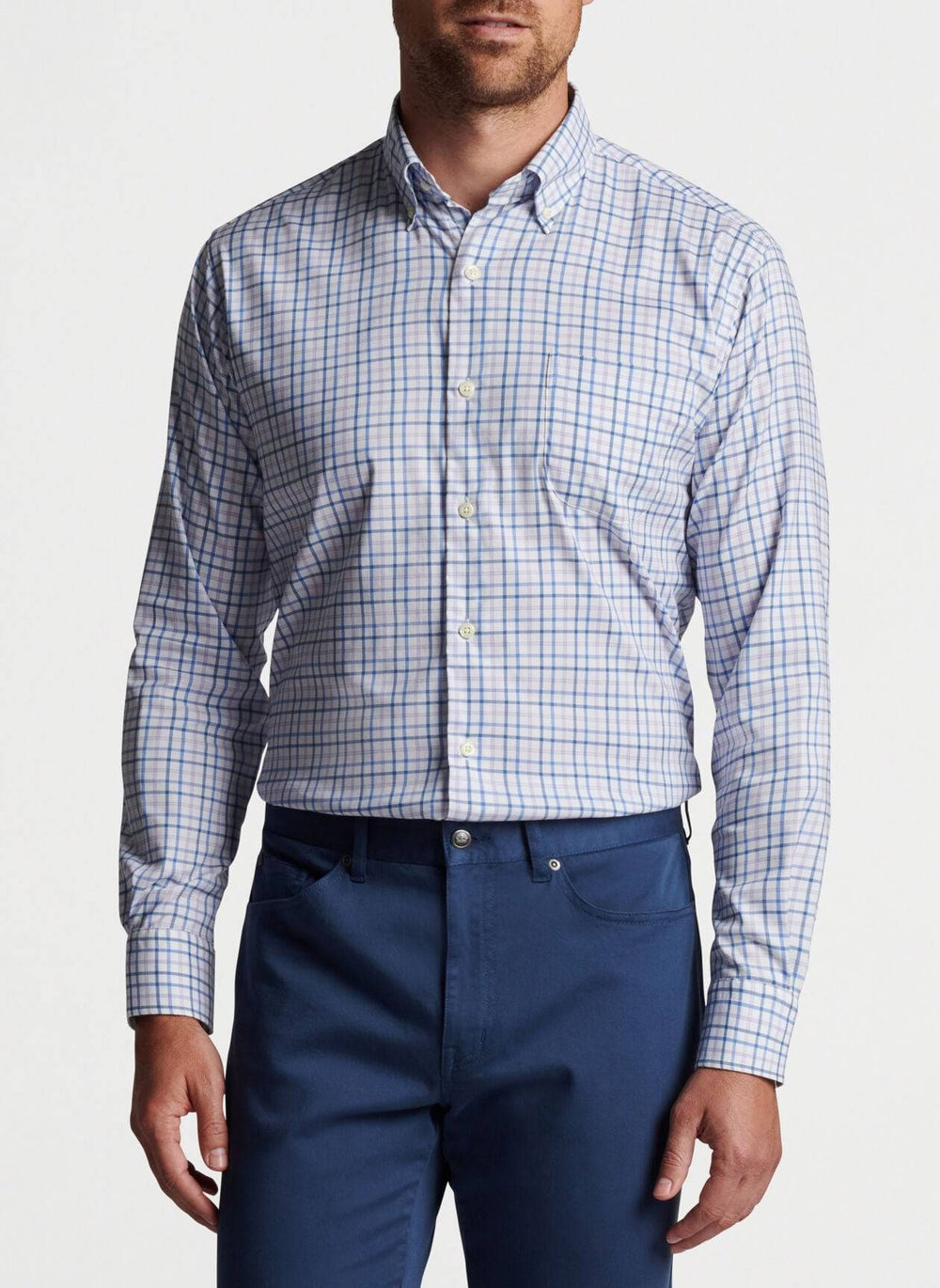 Peter Millar Noland Cotton-Stretch Sport Shirt