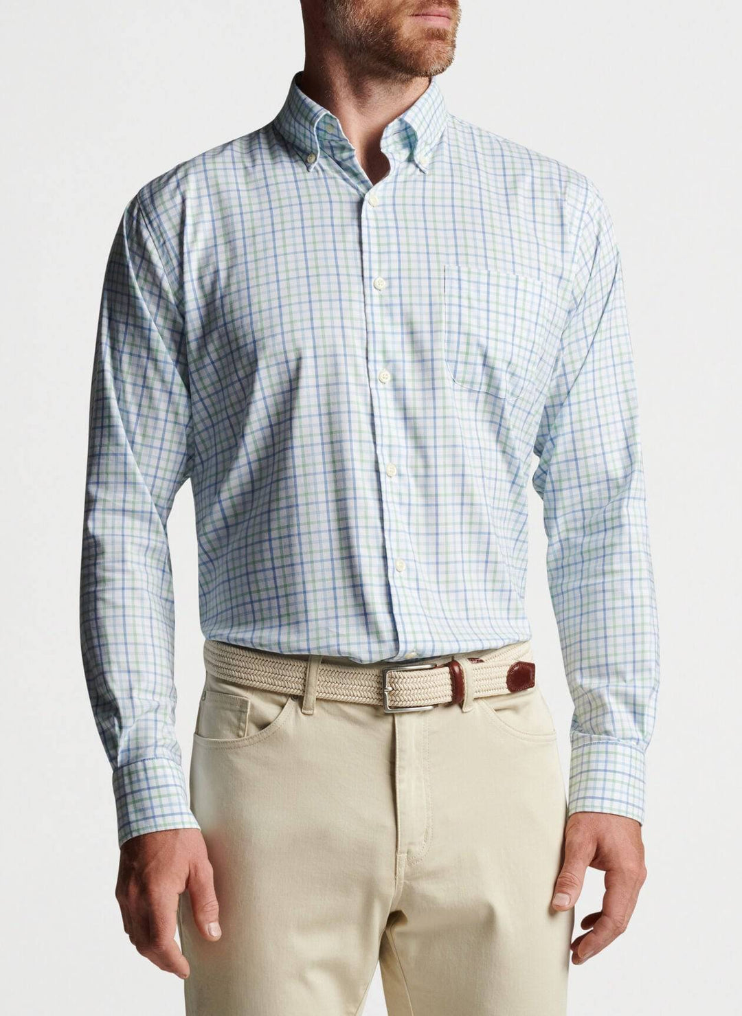 Peter Millar Noland Cotton-Stretch Sport Shirt